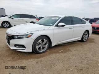2018 Honda Accord EX-L z VIN 1HGCV1F55JA095093, wystawiony jako Copart lot #70119835 z przebiegiem 108 710 mil mil oraz Szkoda całkowita • Salvage title. Historia ofert i sprzedaży dostępna na DreamBid. Obrazek 1.