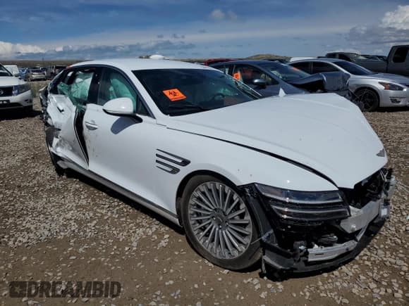 ✅ 2024 Genesis G80 Advanced • VIN: KMTGE4S11RU008080 • Lot: 54791575. Wystawiony na Copart z przebiegiem 1 318 mil. Bezpłatny archiwum sprzedaży aukcyjnych z USA i szczegółowy raport historii pojazdu na DreamBid. Zdjęcie 4.