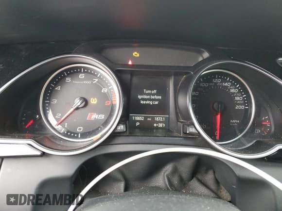 ✅ 2014 Audi RS 5 • VIN: WUAC6AFH5EN900162 • Lot: 44557275. Listed on Copart with 116,652 mi. Free auction sales archive from the USA and detailed vehicle history report at DreamBid. Image 9.