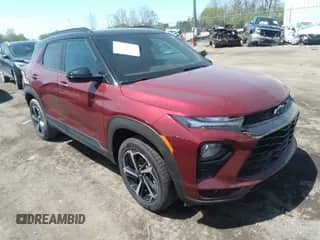 2022 Chevrolet TrailBlazer RS с VIN KL79MUSLXNB133965, выставлен на аукционе IAAI как лот 36579681 с пробегом 9 902 миль миль и . История ставок и продаж доступна на DreamBid. Изображение 1.