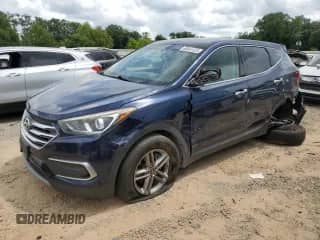 2018 Hyundai Santa Fe 2.4L с VIN 5XYZT3LB3JG556165, выставлен на аукционе Copart как лот 66641325 с пробегом 125 733 миль миль и Списание • Salvage title. История ставок и продаж доступна на DreamBid. Изображение 1.