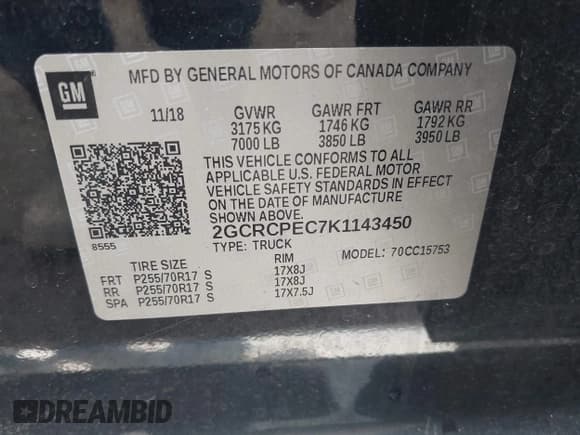 ✅ 2019 Chevrolet Silverado 1500 LT • VIN: 2GCRCPEC7K1143450 • Lot: 42453560. Wystawiony na IAAI z przebiegiem 135 756 mil. Bezpłatny archiwum sprzedaży aukcyjnych z USA i szczegółowy raport historii pojazdu na DreamBid. Zdjęcie 9.