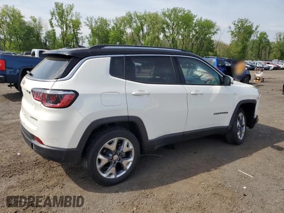 ✅ 2020 Jeep Compass Limited • VIN: 3C4NJDCB3LT216892 • Лот: 56332645. Опубликован ранее на Copart с пробегом 34 008 миль. Бесплатный доступ к архиву аукционных продаж из США и подробный отчёт об истории автомобиля на DreamBid. Изображение 3.