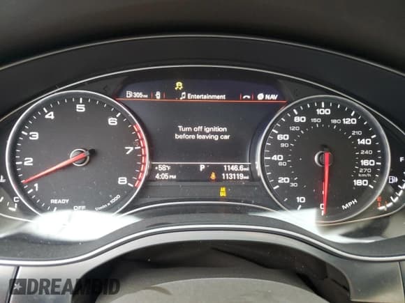 ✅ 2016 Audi A6 Premium Plus • VIN: WAUFGAFC7GN006837 • Lot: 90670855. Listed on Copart with 113,119 mi. Free auction sales archive from the USA and detailed vehicle history report at DreamBid. Image 9.