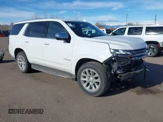 ✅ 2023 Chevrolet Tahoe Premier • VIN: 1GNSKSKDXPR294972 • Lot: 41648292. Wystawiony na IAAI z przebiegiem 50 561 mil. Bezpłatny archiwum sprzedaży aukcyjnych z USA i szczegółowy raport historii pojazdu na DreamBid. Zdjęcie 1.