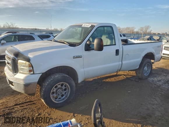 ✅ 2005 Ford F-250 XL • VIN: 1FTNF21555ED29247 • Lot: 96234555. Wystawiony na Copart z przebiegiem 236 431 mil. Bezpłatny archiwum sprzedaży aukcyjnych z USA i szczegółowy raport historii pojazdu na DreamBid. Zdjęcie 1.