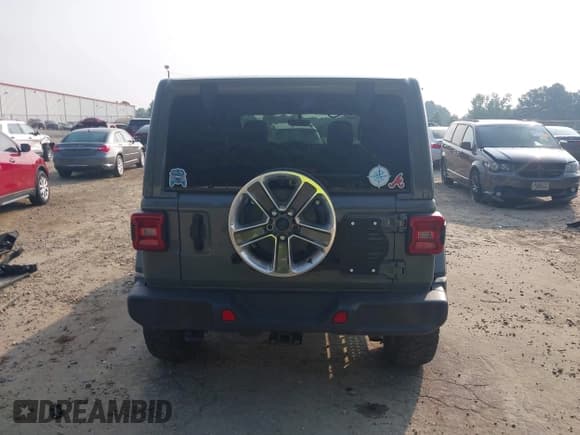 ✅ 2023 Jeep Wrangler Sahara • VIN: 1C4HJXEG1PW588576 • Lot: 42399357. Listed on IAAI with 45,745 mi. Free auction sales archive from the USA and detailed vehicle history report at DreamBid. Image 17.