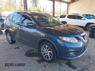 ✅ 2015 Nissan Rogue SL • VIN: 5N1AT2MV6FC903690 • Lot: 43760668. Wystawiony na IAAI z przebiegiem 160 133 mil. Bezpłatny archiwum sprzedaży aukcyjnych z USA i szczegółowy raport historii pojazdu na DreamBid. Zdjęcie 1.