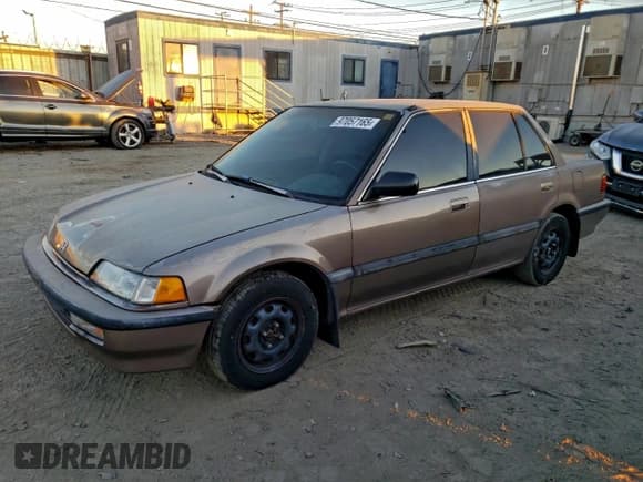 ✅ 1990 Honda Civic • VIN: 1HGED3650LA073402 • Lot: 97057165. Listed on Copart with 50,476 mi. Free auction sales archive from the USA and detailed vehicle history report at DreamBid. Image 1.