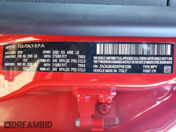 ✅ 2019 Jeep Renegade Upland • VIN: ZACNJBAB2KPK81288 • Lot: 86770045. Wystawiony na Copart z przebiegiem 118 314 mil. Bezpłatny archiwum sprzedaży aukcyjnych z USA i szczegółowy raport historii pojazdu na DreamBid. Zdjęcie 13.