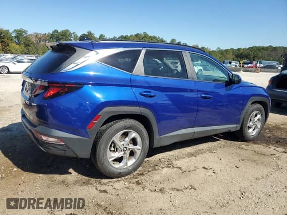 2024 Hyundai Tucson SEL with VIN 5NMJB3DEXRH355406, listed as a Copart auction lot 89843735 with 37,121 mi miles and Clean title. Bid and sale history available at DreamBid. Image 3.