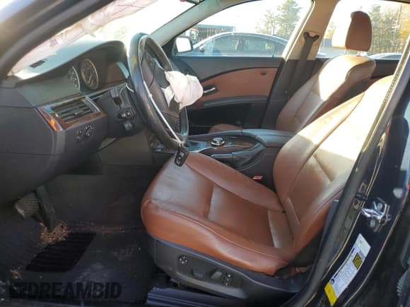 ✅ 2007 BMW 5 Series 530i • VIN: WBANE73557CM54161 • Lot: 90260735. Listed on Copart with Not provided. Free auction sales archive from the USA and detailed vehicle history report at DreamBid. Image 7.