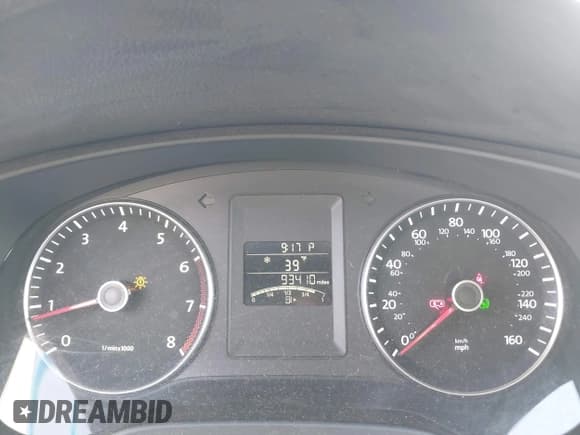 ✅ 2014 Volkswagen Jetta SE • VIN: 3VWD17AJ6EM396094 • Lot: 43898820. Listed on IAAI with 93,410 mi. Free auction sales archive from the USA and detailed vehicle history report at DreamBid. Image 7.