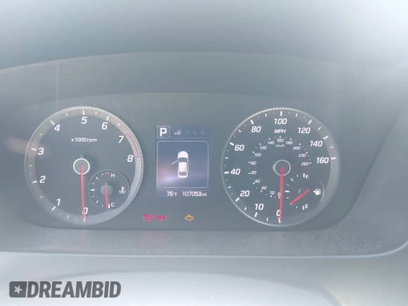 2017 Hyundai Sonata Sport with VIN 5NPE34AB7HH511269, listed as a IAAI auction lot 42043061 with 107,053 mi miles and . Bid and sale history available at DreamBid. Image 7.