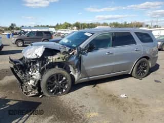 2021 Dodge Durango R/T with VIN 1C4SDJCT9MC851968, listed as a Copart auction lot 82365485 with 27,101 mi miles and Salvage title. Bid and sale history available at DreamBid. Image 1.