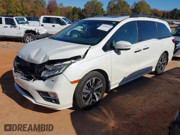 ✅ 2019 Honda Odyssey Elite • VIN: 5FNRL6H93KB010711 • Lot: 43598114. Listed on IAAI with 111,816 mi. Free auction sales archive from the USA and detailed vehicle history report at DreamBid. Image 2.