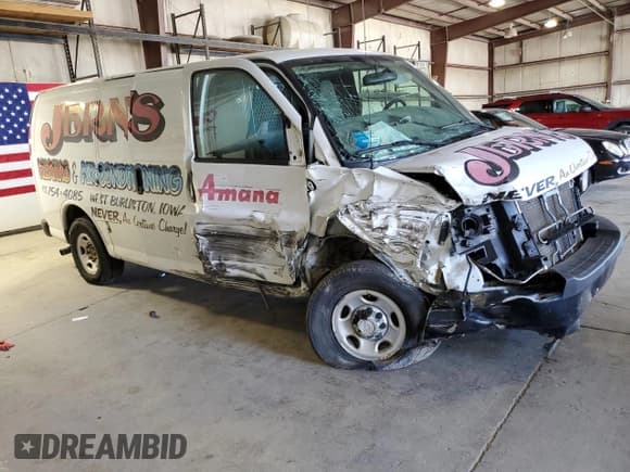 ✅ 2015 Chevrolet Express Cargo • VIN: 1GCWGFCF7F1274887 • Lot: 80719235. Listed on Copart with 128,992 mi. Free auction sales archive from the USA and detailed vehicle history report at DreamBid. Image 4.