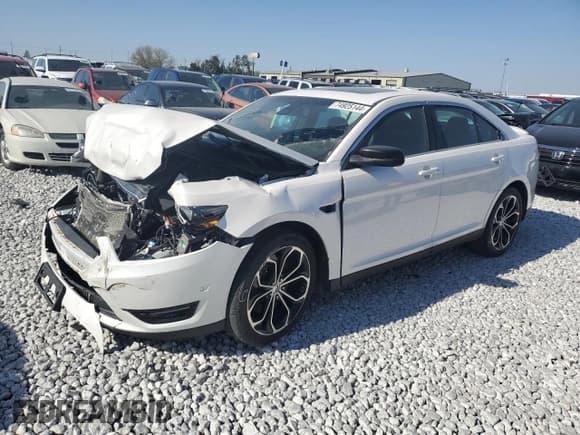 ✅ 2013 Ford Taurus SHO • VIN: 1FAHP2KT0DG157516 • Lot: 74925144. Listed on Copart with 167,704 mi. Free auction sales archive from the USA and detailed vehicle history report at DreamBid. Image 1.