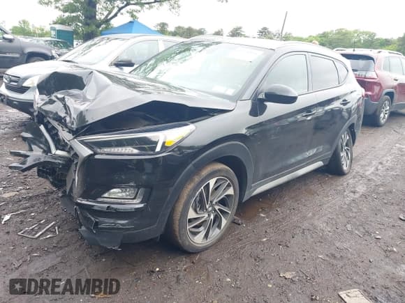 ✅ 2021 Hyundai Tucson Ultimate • VIN: KM8J3CAL9MU405435 • Lot: 42278414. Listed on IAAI with 36,292 mi. Free auction sales archive from the USA and detailed vehicle history report at DreamBid. Image 2.