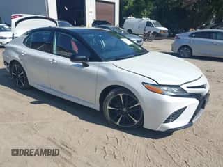 2020 Toyota Camry XSE with VIN 4T1K61AK6LU379477, listed as a IAAI auction lot 43160431 with 74,228 mi miles and . Bid and sale history available at DreamBid. Image 1.