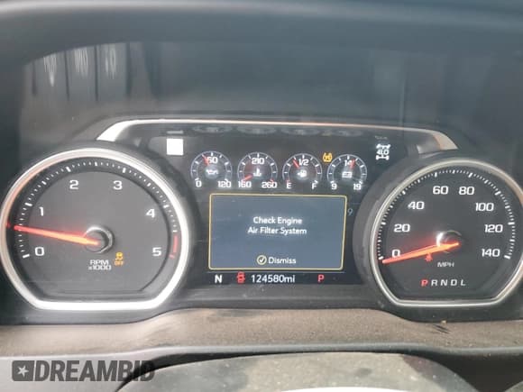 ✅ 2021 Chevrolet Silverado 2500HD High Country • VIN: 1GC4YREY4MF245321 • Лот: 84720235. Опубликован ранее на Copart с пробегом 124 580 миль. Бесплатный доступ к архиву аукционных продаж из США и подробный отчёт об истории автомобиля на DreamBid. Изображение 9.