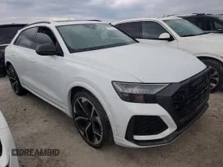 ✅ 2022 Audi RS Q8 • VIN: WU1ARBF16ND010895 • Lot: 75917274. Listed on Copart with Not provided. Free auction sales archive from the USA and detailed vehicle history report at DreamBid. Image 4.