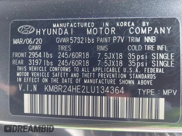 ✅ 2020 Hyundai Palisade SEL • VIN: KM8R24HE2LU134364 • Лот: 41411656. Опубликован ранее на IAAI с пробегом 63 566 миль. Бесплатный доступ к архиву аукционных продаж из США и подробный отчёт об истории автомобиля на DreamBid. Изображение 9.