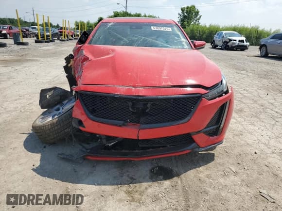 ✅ 2020 Cadillac CT5 V-Series • VIN: 1G6DV5RW3L0124715 • Lot: 63897525. Listed on Copart with Not provided. Free auction sales archive from the USA and detailed vehicle history report at DreamBid. Image 5.