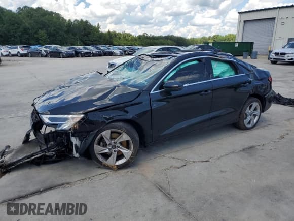 ✅ 2023 Audi A3 Premium • VIN: WAUAUDGY0PA041760 • Lot: 66271265. Listed on Copart with 64,211 mi. Free auction sales archive from the USA and detailed vehicle history report at DreamBid. Image 1.