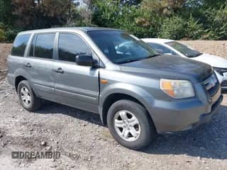 2007 Honda Pilot LX с VIN 2HKYF18197H515127, выставлен на аукционе IAAI как лот 43239641 с пробегом 263 136 миль миль и . История ставок и продаж доступна на DreamBid. Изображение 1.