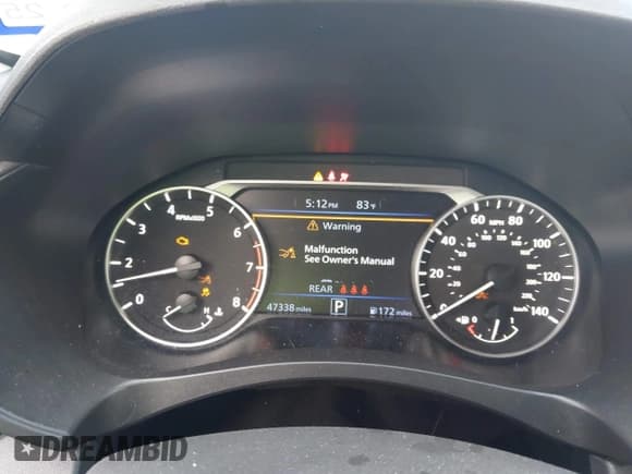 ✅ 2024 Nissan Altima SV • VIN: 1N4BL4DV1RN325646 • Lot: 43740877. Listed on IAAI with 47,338 mi. Free auction sales archive from the USA and detailed vehicle history report at DreamBid. Image 7.