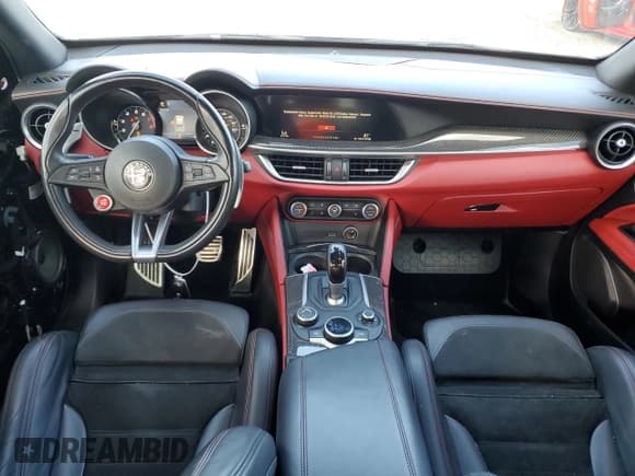 ✅ 2019 Alfa Romeo Stelvio Quadrifoglio • VIN: ZASPAKEV6K7C33796 • Lot: 89485225. Listed on Copart with 48,960 mi. Free auction sales archive from the USA and detailed vehicle history report at DreamBid. Image 8.