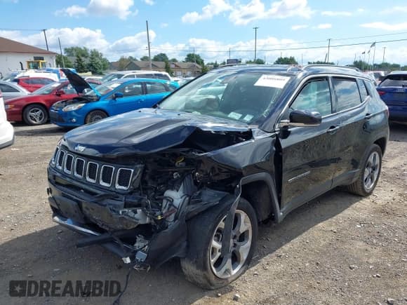 ✅ 2020 Jeep Compass Limited • VIN: 3C4NJDCB0LT246268 • Lot: 43086809. Listed on IAAI with 54,184 mi. Free auction sales archive from the USA and detailed vehicle history report at DreamBid. Image 17.