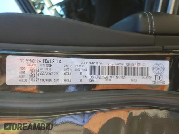 ✅ 2016 Dodge Durango Citadel Anodized Platinum • VIN: 1C4SDJET7GC315540 • Lot: 86078325. Listed on Copart with 190,043 mi. Free auction sales archive from the USA and detailed vehicle history report at DreamBid. Image 13.