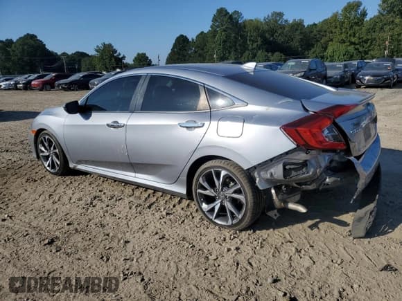 ✅ 2019 Honda Civic Touring • VIN: JHMFC1F96KX002292 • Lot: 85280095. Listed on Copart with 65,655 mi. Free auction sales archive from the USA and detailed vehicle history report at DreamBid. Image 2.