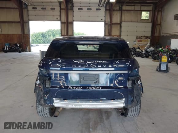 ✅ 2013 Land Rover Range Rover Evoque Pure Premium • VIN: SALVR2BG6DH758782 • Lot: 42732136. Listed on IAAI with 189,519 mi. Free auction sales archive from the USA and detailed vehicle history report at DreamBid. Image 6.