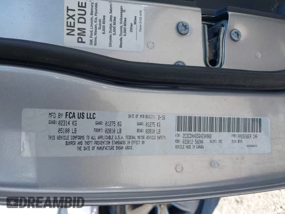 ✅ 2016 Dodge Charger SXT • VIN: 2C3CDXHG5GH234902 • Лот: 43506162. Опубликован ранее на IAAI с пробегом 222 335 миль. Бесплатный доступ к архиву аукционных продаж из США и подробный отчёт об истории автомобиля на DreamBid. Изображение 9.