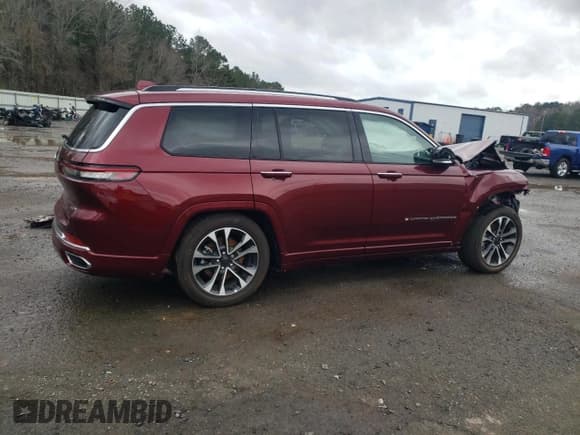 ✅ 2022 Jeep Grand Cherokee Overland • VIN: 1C4RJJDG7N8570281 • Lot: 43272305. Listed on Copart with Not provided. Free auction sales archive from the USA and detailed vehicle history report at DreamBid. Image 3.