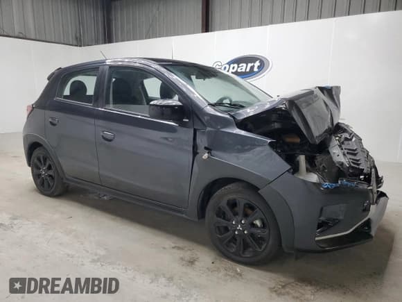 ✅ 2024 Mitsubishi Mirage Black Edition • VIN: ML32AWHJ6RH013584 • Lot: 84962975. Wystawiony na Copart z przebiegiem 10 159 mil. Bezpłatny archiwum sprzedaży aukcyjnych z USA i szczegółowy raport historii pojazdu na DreamBid. Zdjęcie 4.