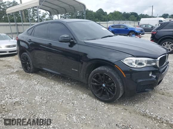 ✅ 2018 BMW X6 xDrive35i • VIN: 5UXKU2C50J0X48408 • Lot: 61089905. Listed on Copart with 155,894 mi. Free auction sales archive from the USA and detailed vehicle history report at DreamBid. Image 4.