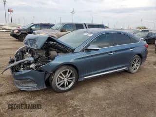 ✅ 2015 Hyundai Sonata Sport • VIN: 5NPE34AB9FH102106 • Lot: 81496145. Listed on Copart with 63,584 mi. Free auction sales archive from the USA and detailed vehicle history report at DreamBid. Image 1.