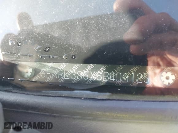 ✅ 2006 Honda Odyssey EX-L • VIN: 5FNRL386X6B409125 • Lot: 43513745. Listed on IAAI with Not provided. Free auction sales archive from the USA and detailed vehicle history report at DreamBid. Image 11.