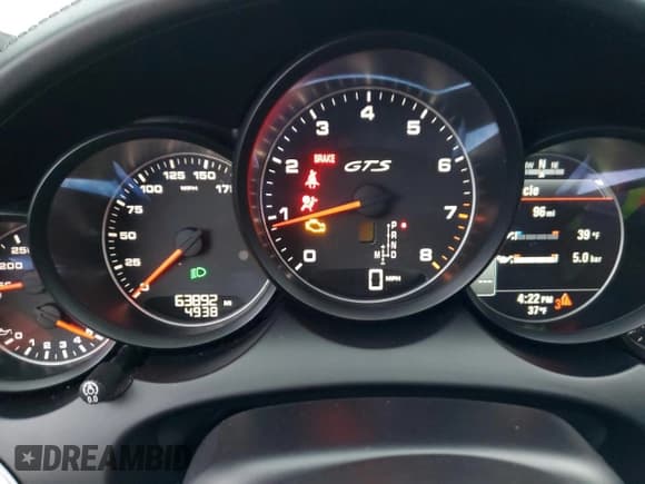 ✅ 2018 Porsche Cayenne GTS • VIN: WP1AD2A27JLA80755 • Лот: 93505245. Опубликован ранее на Copart с пробегом 63 892 миль. Бесплатный доступ к архиву аукционных продаж из США и подробный отчёт об истории автомобиля на DreamBid. Изображение 9.