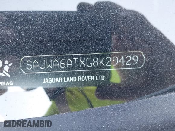 ✅ 2016 Jaguar F-Type • VIN: SAJWA6ATXG8K29429 • Лот: 41835975. Опубликован ранее на IAAI с пробегом 13 381 миль. Бесплатный доступ к архиву аукционных продаж из США и подробный отчёт об истории автомобиля на DreamBid. Изображение 9.