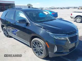 2023 Chevrolet Equinox RS z VIN 3GNAXWEGXPL215639, wystawiony jako IAAI lot #43074919 z przebiegiem 50 275 mil mil oraz . Historia ofert i sprzedaży dostępna na DreamBid. Obrazek 1.