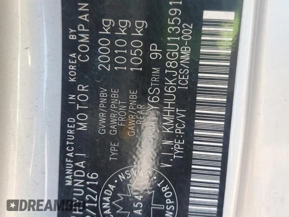 ✅ 2016 Hyundai Genesis Coupe R-Spec • VIN: KMHHU6KJ8GU135919 • Lot: 63907695. Wystawiony na Copart z przebiegiem 233 661 mil. Bezpłatny archiwum sprzedaży aukcyjnych z USA i szczegółowy raport historii pojazdu na DreamBid. Zdjęcie 12.