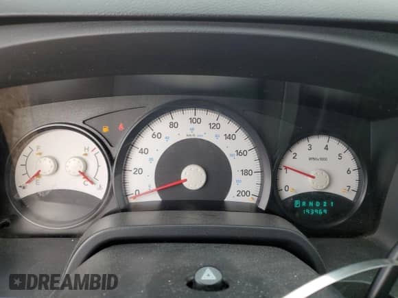 2008 Dodge Dakota with VIN 1D7HW38NX8S535023, listed as a Copart auction lot 77975874 with 193,969 mi miles and Clean title. Bid and sale history available at DreamBid. Image 9.