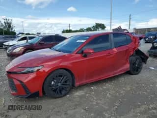 2025 Toyota Camry SE with VIN 4T1DAACK1SU094480, listed as a Copart auction lot 82006745 with 9,953 mi miles and Salvage title. Bid and sale history available at DreamBid. Image 1.