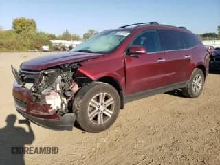 2017 Chevrolet Traverse LT с VIN 1GNKRHKD1HJ228485, выставлен на аукционе Copart как лот 80325335 с пробегом 141 157 миль миль и Списание • Salvage title. История ставок и продаж доступна на DreamBid. Изображение 1.
