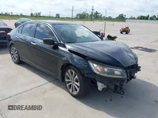 ✅ 2015 Honda Accord Sport • VIN: 1HGCR2F56FA129219 • Lot: 42418330. Listed on IAAI with Not provided. Free auction sales archive from the USA and detailed vehicle history report at DreamBid. Image 1.
